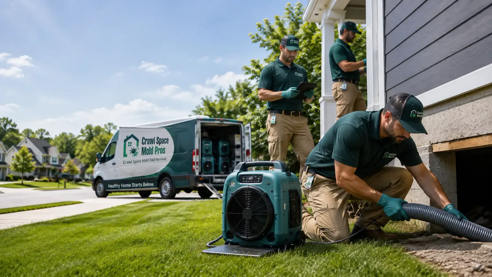 Crawl Space Mold Removal in Sugar Grove, IL